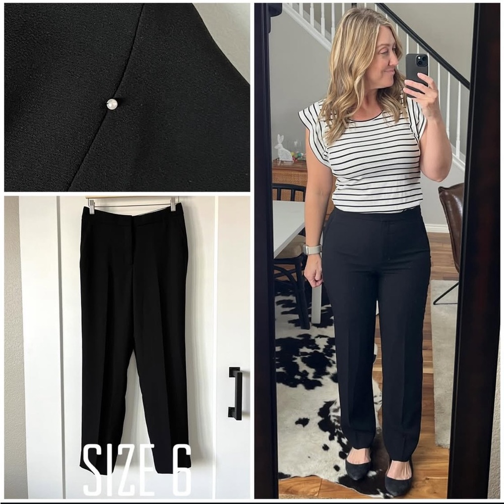 Pearl by Lela Rose black dress pants size 6
